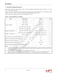 SI3452D-B02-GMR Datasheet Pagina 4