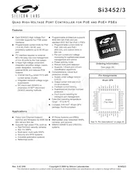 SI3453-B01-GM Datasheet Cover