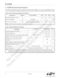 SI3460-E02-GM Datasheet Page 6
