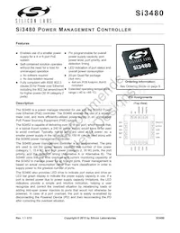 SI3480-A01-GM Datasheet Cover