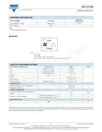 SIP12109DMP-T1-GE4 Datasheet Page 2
