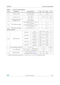 STM1001SBWX6F Datasheet Page 13