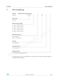 STM1001SBWX6F Datasheet Page 15