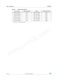 STM1001SBWX6F Datasheet Page 16
