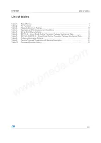 STM1061N21WX6F Datasheet Page 3