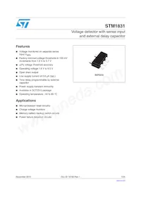STM1831L24WY6F Datasheet Cover