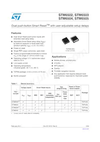 STM6503VEAADG6F Datasheet Cover