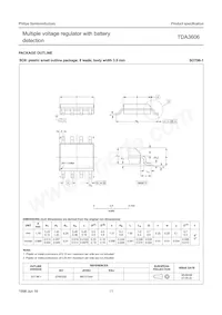 TDA3606T/N1 Datasheet Page 11
