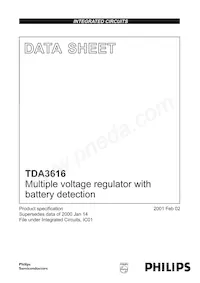 TDA3616T/N1數據表 封面