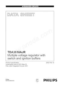 TDA3618AJR/N3C數據表 封面