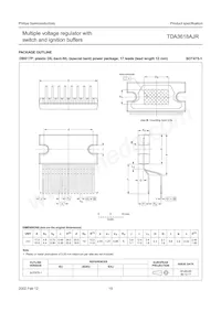 TDA3618AJR/N3C Datasheet Page 19