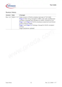 TLE4305GNT Datasheet Page 15
