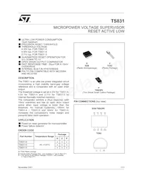 TS831-5IPT Datasheet Cover
