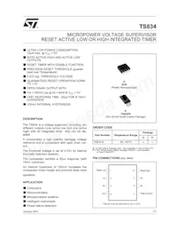 TS834-5IPT Datasheet Cover