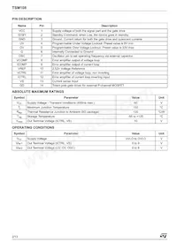 TSM108IDT Datasheet Page 2