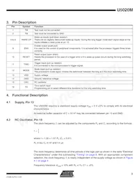 U5020M-MFPY Datasheet Page 3