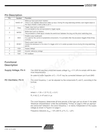 U5021M-NFP Datasheet Pagina 3