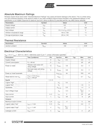 U5021M-NFP Datasheet Page 8