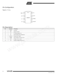 U642B-MFPG3Y Datasheet Page 2