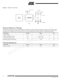 U6803B-MFPG3Y Datasheet Page 4
