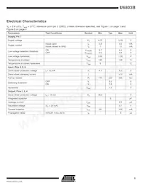 U6803B-MFPG3Y Datasheet Page 5