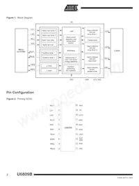 U6809B-MFL Datasheet Pagina 2