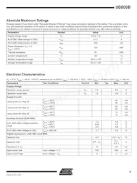 U6809B-MFL Datasheet Pagina 9