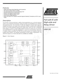 U6813B-MFPG3 Datasheet Cover