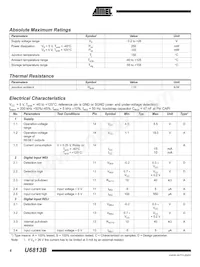 U6813B-MFPG3 Datasheet Page 6