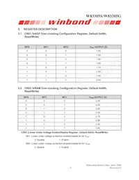 W83305G Datasheet Pagina 6