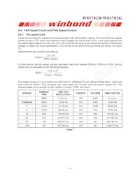 W83782G Datasheet Page 17