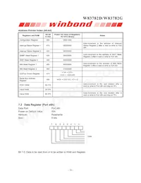 W83782G Datasheet Page 23
