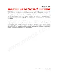 W83791G Datasheet Pagina 8