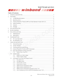 W83792G數據表 頁面 4