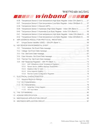 W83792G Datasheet Page 6