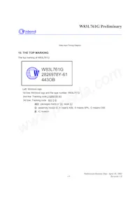 W83L761G Datasheet Pagina 13