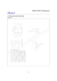 W83L761G Datasheet Pagina 14