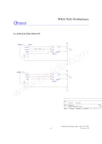 W83L761G Datasheet Page 15