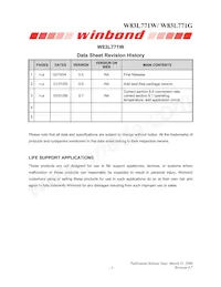 W83L771G Datasheet Page 2