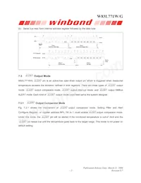 W83L771G Datasheet Page 9