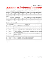 W83L771G Datasheet Page 17