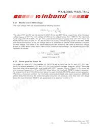 W83L784G Datasheet Page 15