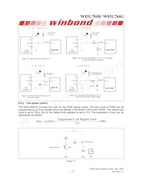 W83L784G Datasheet Page 20