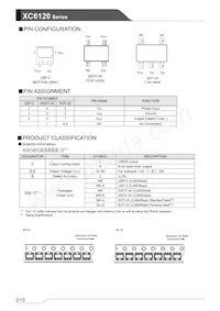 XC6120C102HR-G Datasheet Pagina 2