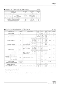 XC61HC2912MR-G Datenblatt Seite 3
