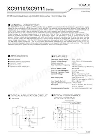 XC9111C331MR-G Datasheet Cover