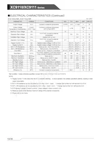 XC9111C331MR-G Datasheet Page 10