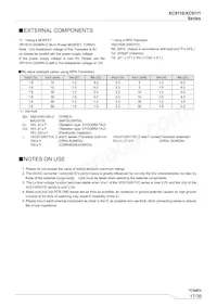 XC9111C331MR-G Datasheet Page 17