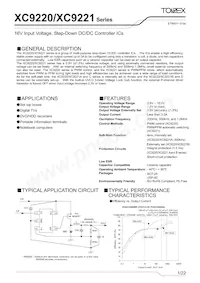 XC9221A09AMR-G Datasheet Cover