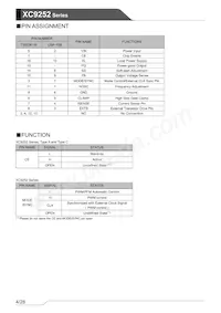 XC9252B08AVR-G Datasheet Page 4